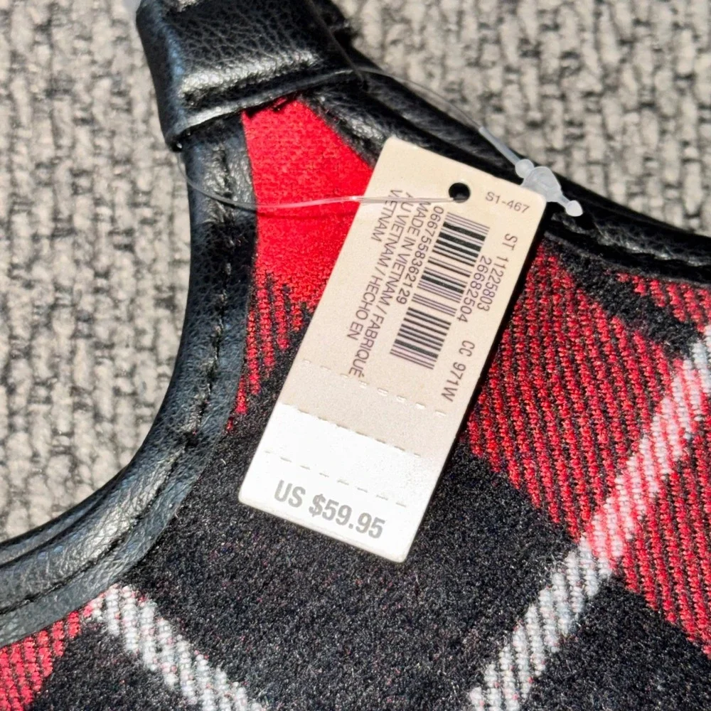 Victoria's Secret VS Red Plaid Holiday Large Tote Bag – Brand New with‎ Tags!